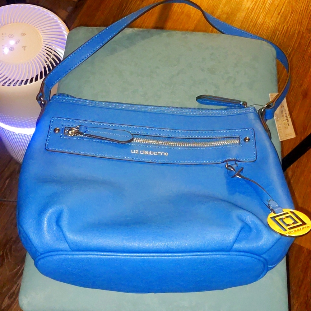 Liz Claiborne Vibrant Blue Crossbody Bag